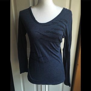 Calvin Klein  beaded shirt sz S☀️2/18☀️